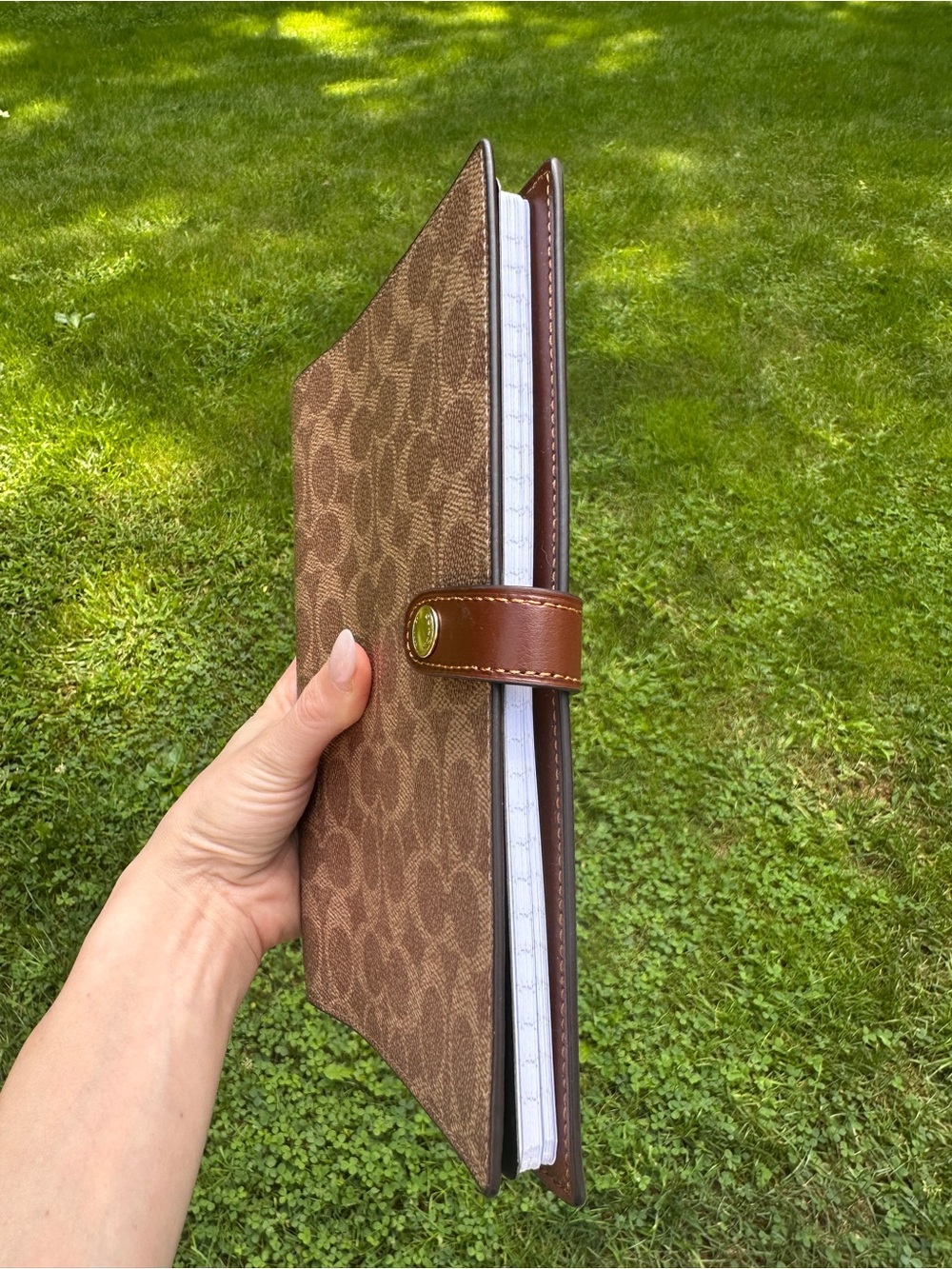 Coach Signature Canvas Notebook – Brand New - Picture 3 of 4
